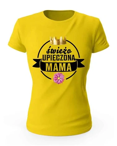 Koszulka Damska, Świeżo Upieczona Mama, Prezent 