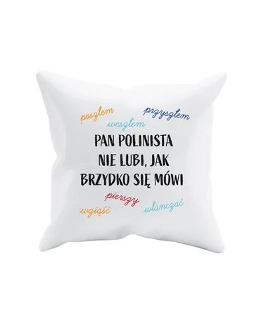 Poduszka Zwykła, Pan Polonista Nie Lubi Jak Brzydko Się Mówi, Prezent