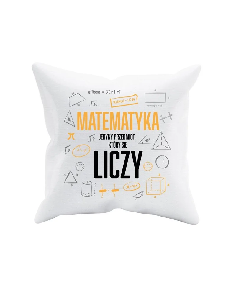 Poduszka Zwykła, Matematyka Jedyny Przedmiot, Który Się Liczy, Prezent