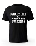 Koszulka Męska, Nauczyciel Na 6 Gwiazdek, Prezent