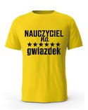 Koszulka Męska, Nauczyciel Na 6 Gwiazdek, Prezent