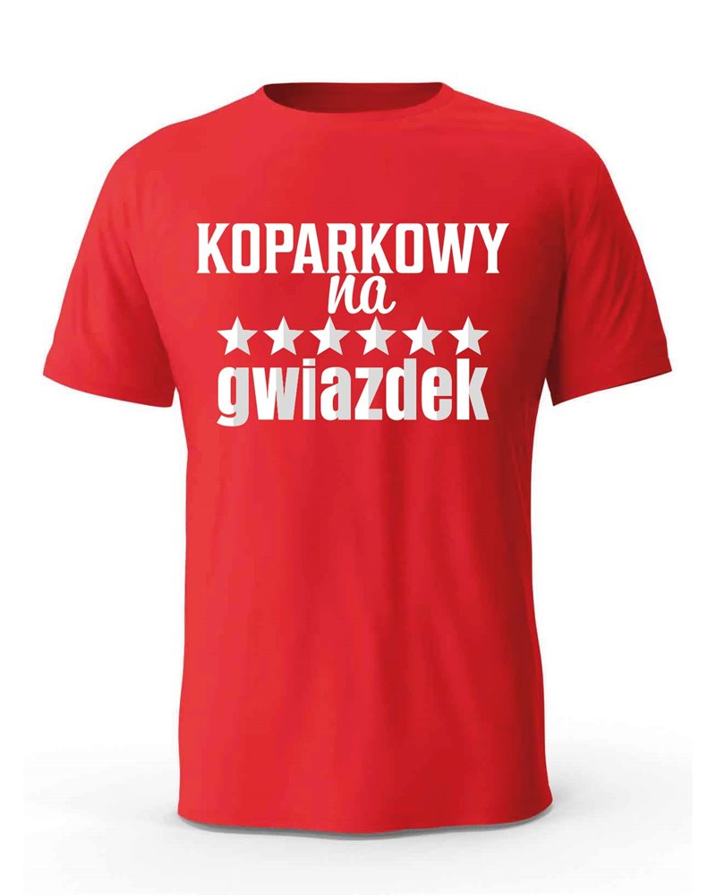 Koszulka Męska, Koparkowy Na 6 Gwiazdek, Prezent