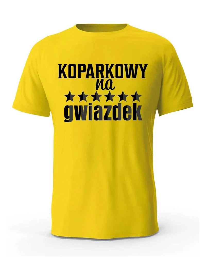 Koszulka Męska, Koparkowy Na 6 Gwiazdek, Prezent