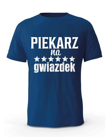 Koszulka Męska, Piekarz Na 6 Gwiazdek, Prezent