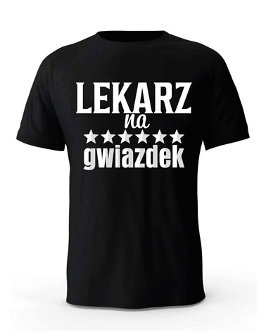 Koszulka Męska, Lekarz Na 6 Gwiazdek, Prezent