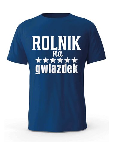 Koszulka Męska, Rolnik Na 6 Gwiazdek, Prezent