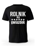 Koszulka Męska, Rolnik Na 6 Gwiazdek, Prezent