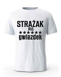 Koszulka Męska, Strażak Na 6 Gwiazdek, Prezent