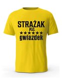 Koszulka Męska, Strażak Na 6 Gwiazdek, Prezent