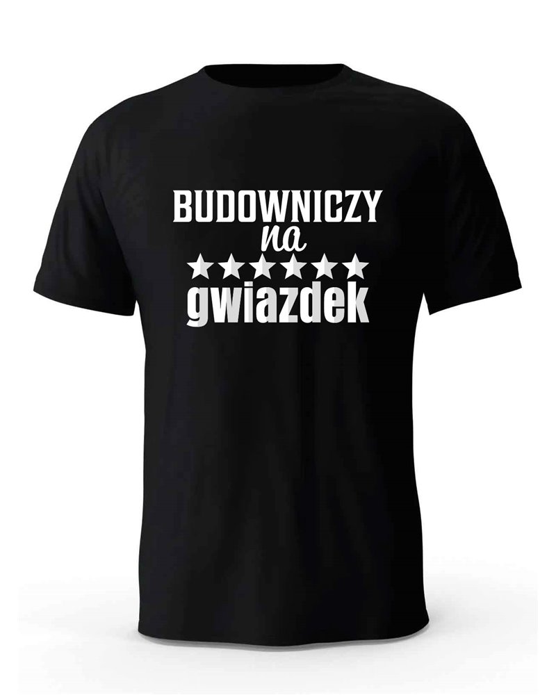 Koszulka Męska, Budowniczy Na 6 Gwiazdek, Prezent
