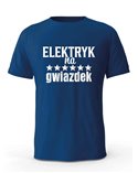 Koszulka Męska, Elektryk Na 6 Gwiazdek, Prezent