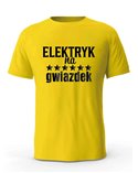 Koszulka Męska, Elektryk Na 6 Gwiazdek, Prezent