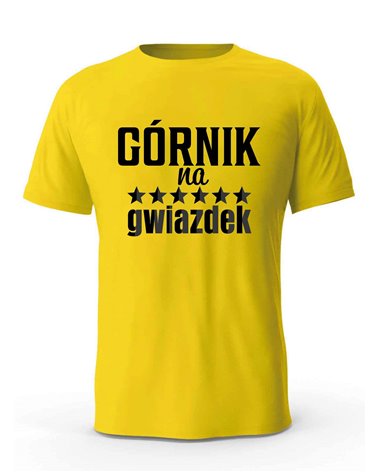 Koszulka Męska, Górnik Na 6 Gwiazdek, Prezent