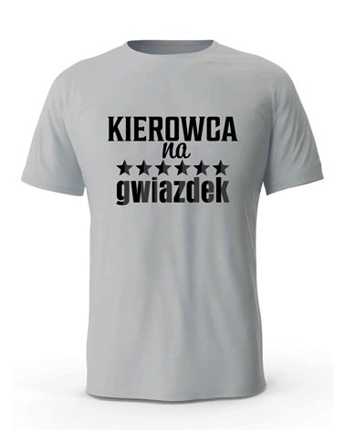 Koszulka Męska, Kierowca Na 6 Gwiazdek, Prezent