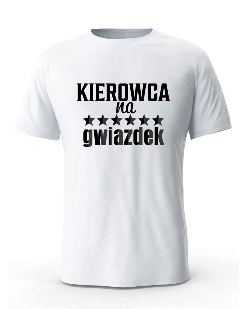 Koszulka Męska, Kierowca Na 6 Gwiazdek, Prezent