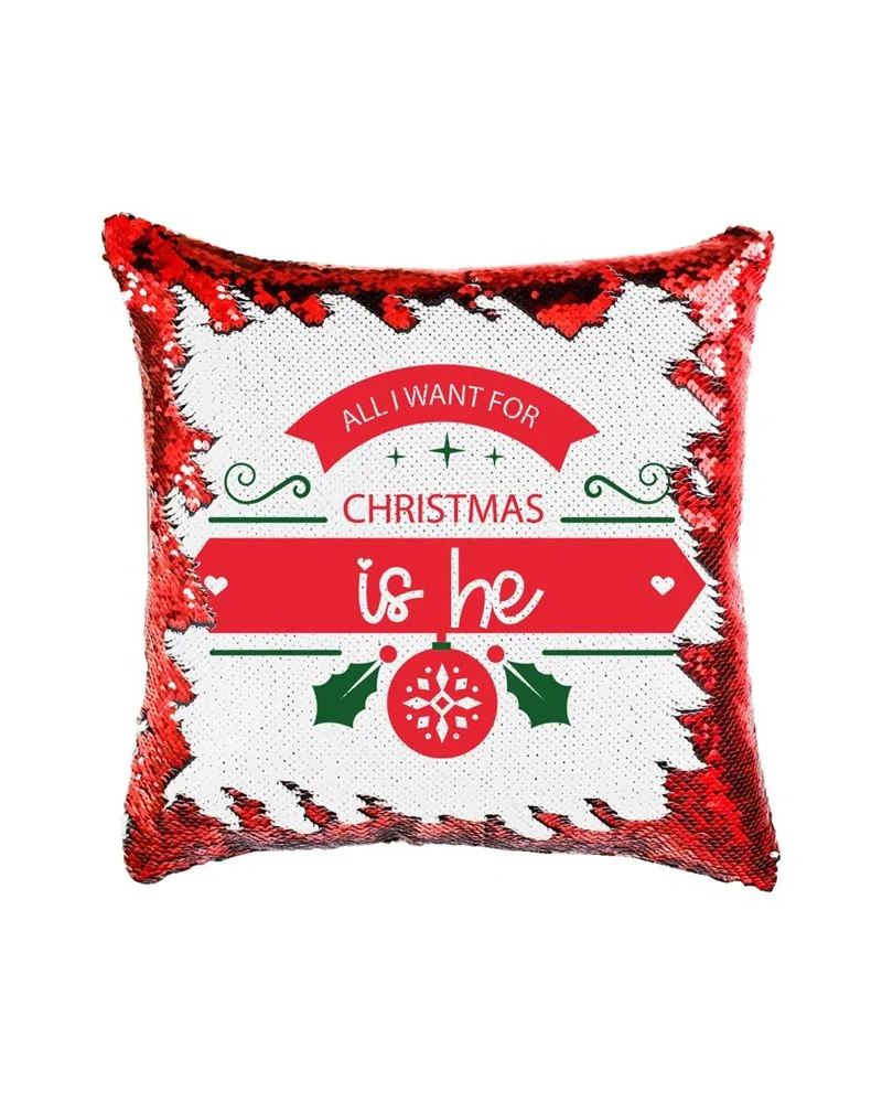 Poduszka Cekinowa, All I Want For Christmas Is He, Prezent 