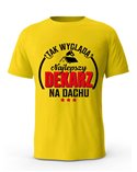 Koszulka Męska, Tak Wygląda Najlepszy Dekarz Na Dachu, Prezent
