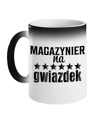 Kubek Magiczny, Magazynier Na 6 Gwiazdek, Prezent