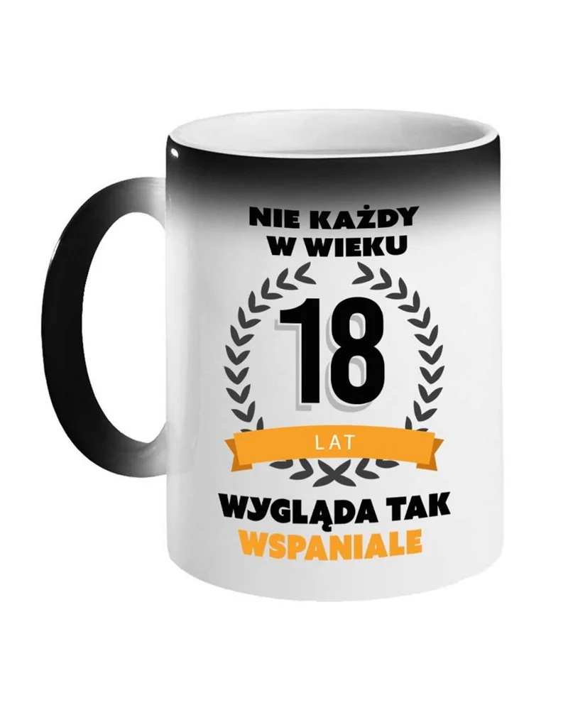 Kubek Magiczny, Nie Każdy W Wieku 18 Lat, Prezent