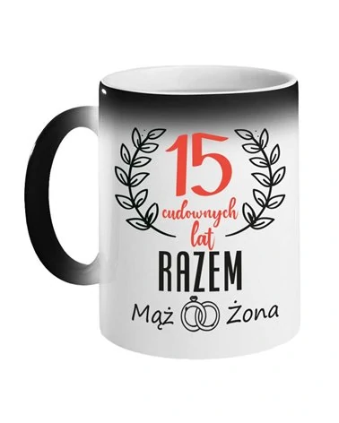 Kubek Magiczny, 15 Cudownych Lat Razem, Prezent