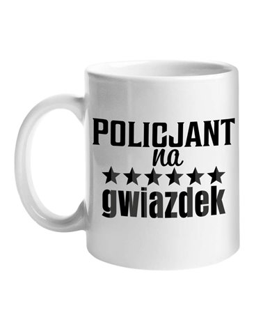 Kubek, Policjant Na 6 Gwiazdek, Prezent