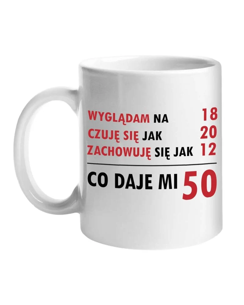 Kubek, Co Daje Mi 50, Prezent Kubek, Co Daje Mi 50, Prezent
