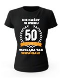 Koszulka Damska, Nie Każdy W Wieku 50 Lat, Prezent 