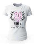 Koszulka Damska, 20 Cudownych Lat Razem, Prezent