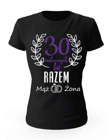 Koszulka Damska, 20 Cudownych Lat Razem, Prezent