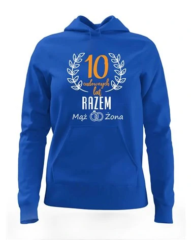Bluza Damska, 10 Cudownych Lat Razem, Prezent