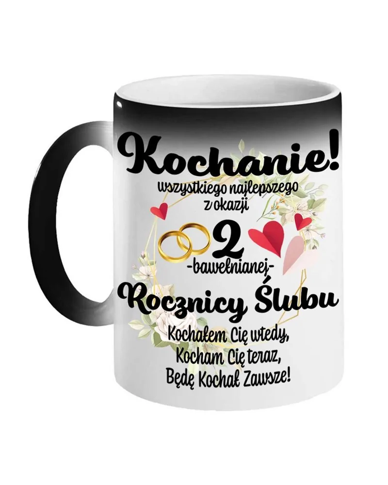 Kubek Magiczny, Z Okazji 2 Rocznicy Ślubu, Pezent Dla Żony