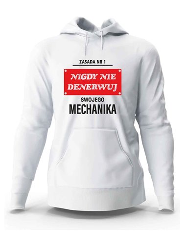 Bluza Męska, Nigdy Nie Denerwuj Swojego Mechanika, Prezent