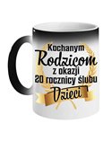 Kubek Magiczny, Kochanym Rodzicom, Prezent na 20 Rocznicę Ślubu