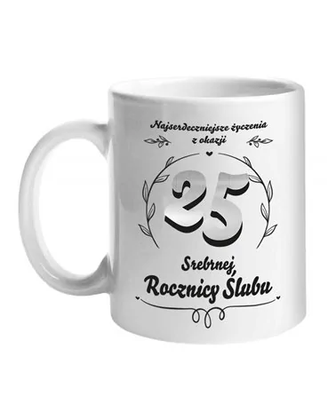 Kubek, Prezent Na 25 Rocznicę Ślubu Dla Bliskich