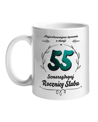 Kubek, Prezent Na 55 Rocznicę Ślubu Dla Bliskich