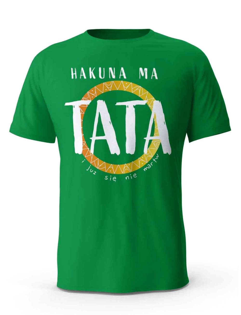 Koszulka Hakuna Ma Tata Zółta , T-shirt dla taty