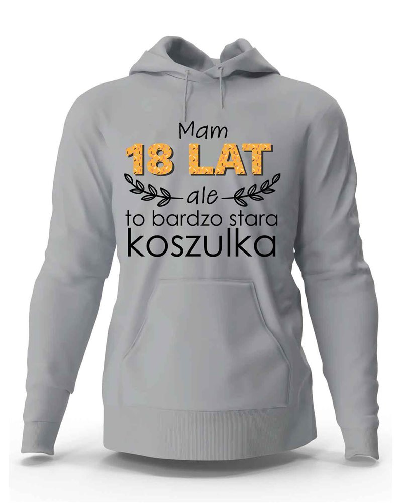 Bluza Męska, Mam 18 Lat, Prezent