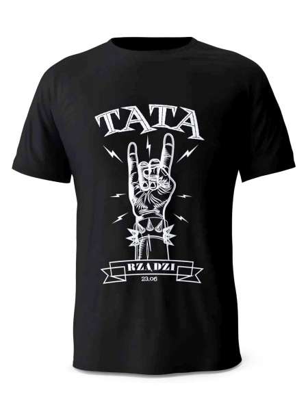 Koszulka Tata Rządzi, Prezent T-shirt dla Taty