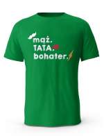 Koszulka Mąż, Tata, Bohater, Prezent T-shirt dla Taty