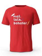 Koszulka Mąż, Tata, Bohater, Prezent T-shirt dla Taty