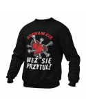 Bluza Bez Kaptura Damska, Weź się przytul
