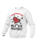 Bluza Bez Kaptura Damska, Weź się przytul