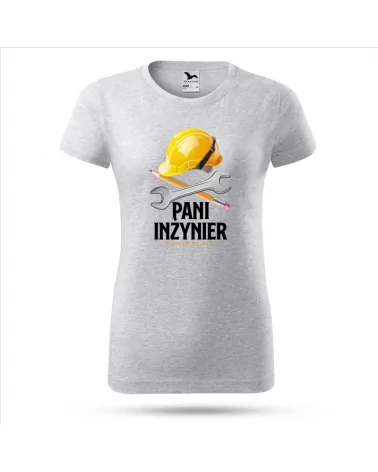 Koszulka Damska, Pani Inżynier zawsze działa, Prezent