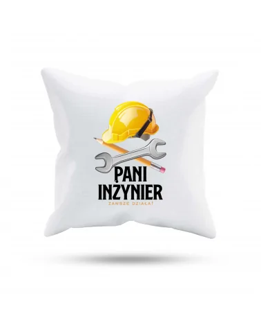 Poduszka, Pani Inżynier Zawsze Działa, Prezent