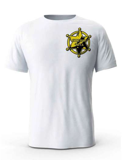 Koszulka Szeryf Tata, Prezent T-shirt dla Taty