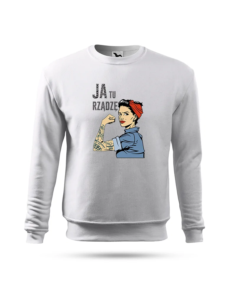 Bluza bez kaptura damska,  Ja Tu Rządze 2, Prezent