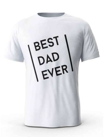 Koszulka Best Dad Ever, Prezent T-shirt dla Taty