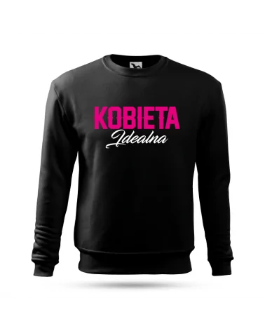 Bluza bez kaptura damska, Idealna, Prezent