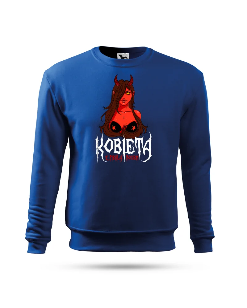 Bluza bez kaptura damska, Piekło, Prezent