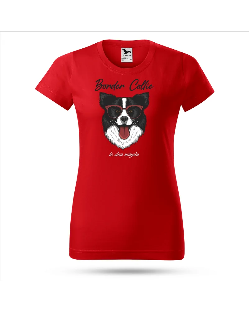Koszulka Damska, Border Collie, Prezent
